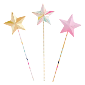 Glitterville Wand - Star