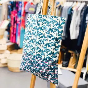 Hand block-printed cotton Tote Bag