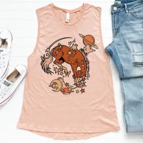 Heather Cosmic Horse & Stars Tank