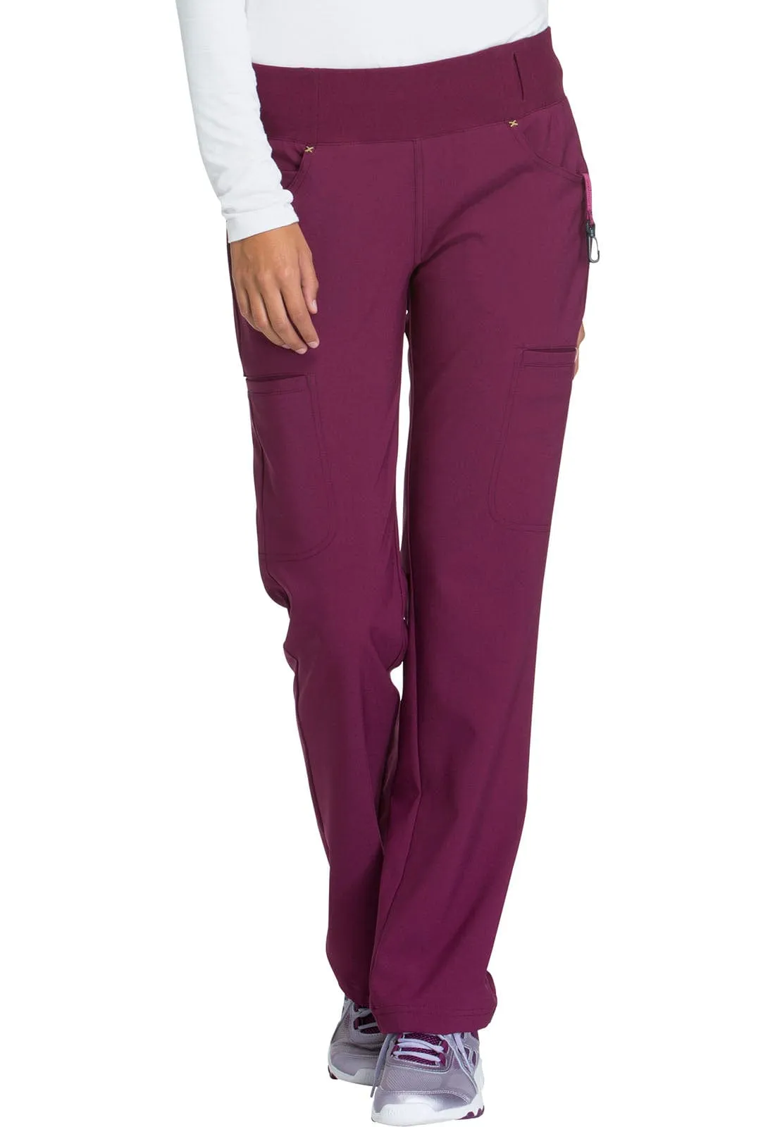 iFlex Cherokee  Mid Rise Straight Leg Pull-on Scrub Pant CK002