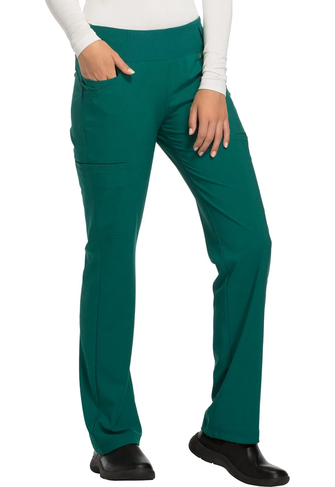 iFlex Cherokee  Mid Rise Straight Leg Pull-on Scrub Pant CK002