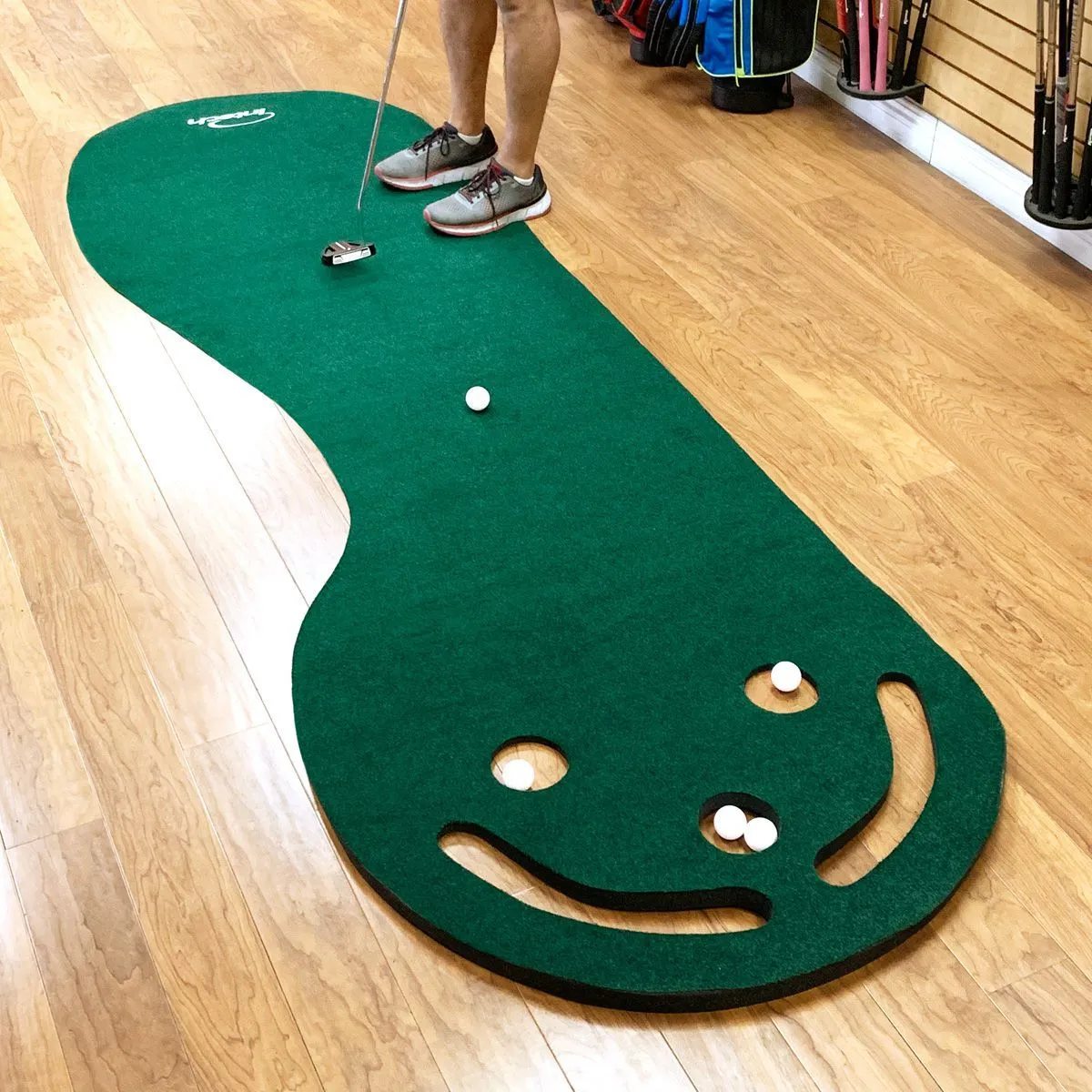 Intech Golf 3 Hole Portable Golf Putting Mat