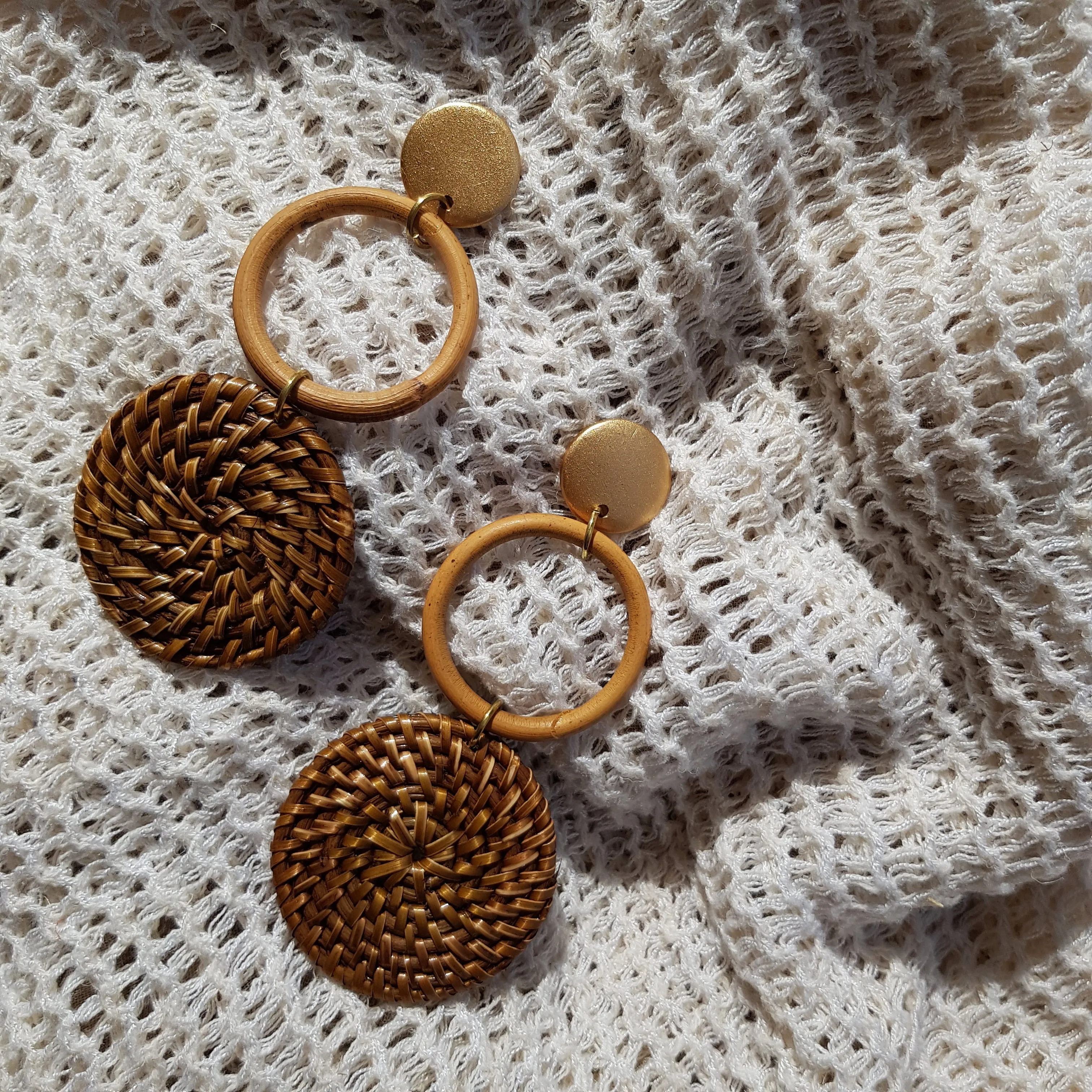 Isla Earrings in Brown