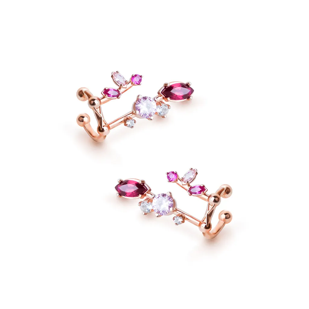 Ivy 1st Sister Cuff Earrings [Limited Ruby gems]