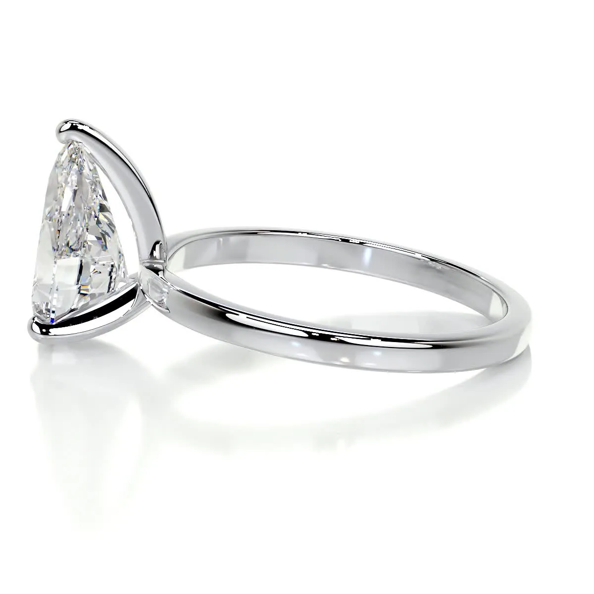 Jessica Moissanite Ring -14K White Gold