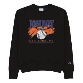 JM Cringewear "90s Food Court Fashion" | Heavy Duty Champion® Crewneck Sweatshirt