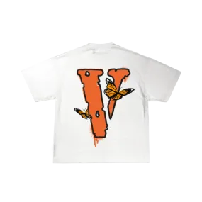 Juice Wrld x Vlone Butterfly T-shirt White