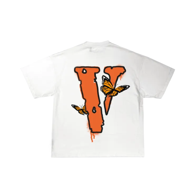 Juice Wrld x Vlone Butterfly T-shirt White