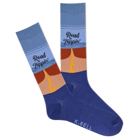 K.Bell Men's Road Trippin' Crew Sock