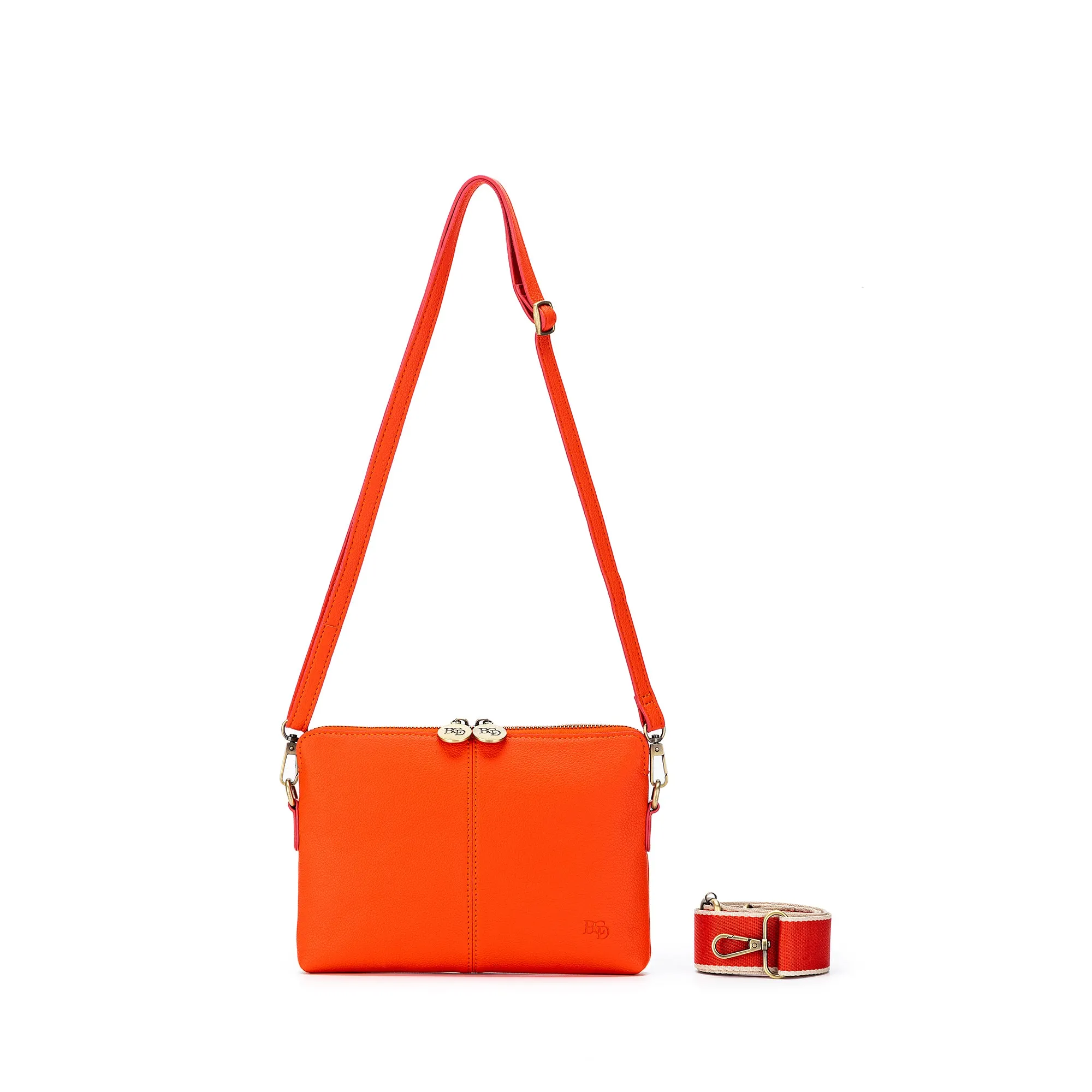 Kiara Orange Crossbody/Clutch