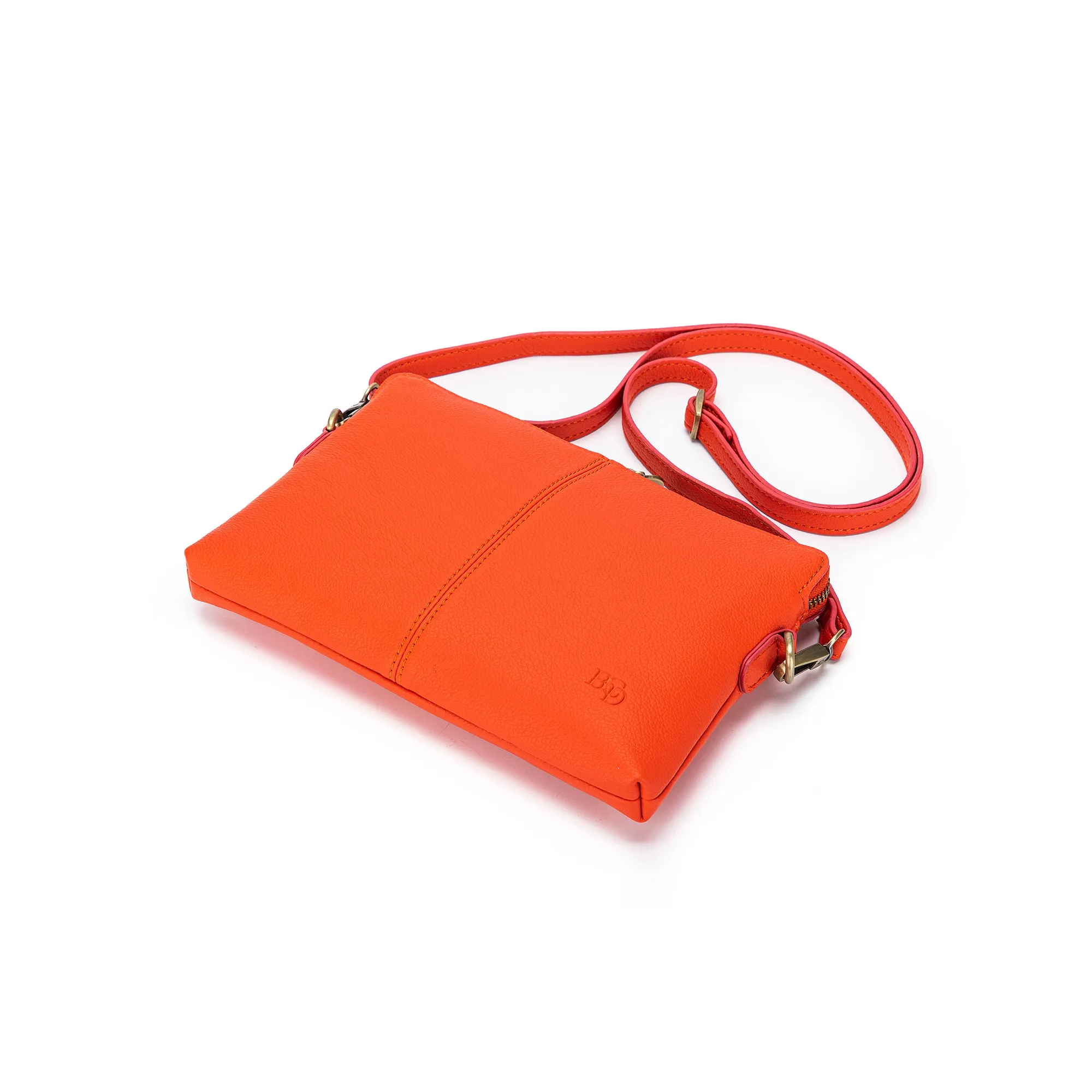 Kiara Orange Crossbody/Clutch