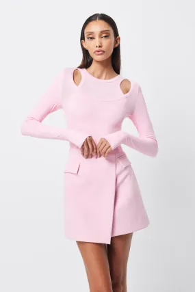 Laddered Top Pink