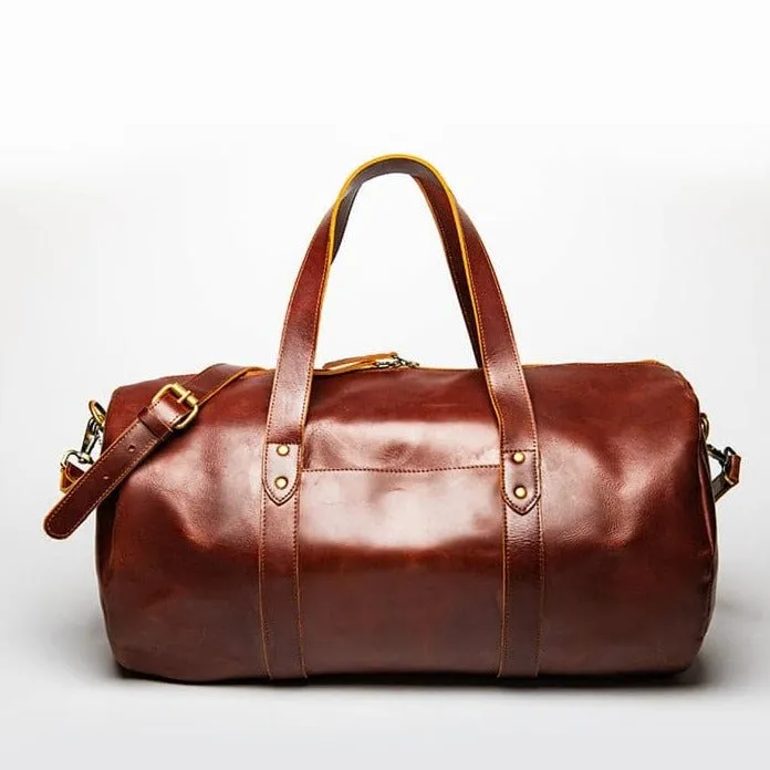 Leather Gym Bag 37L