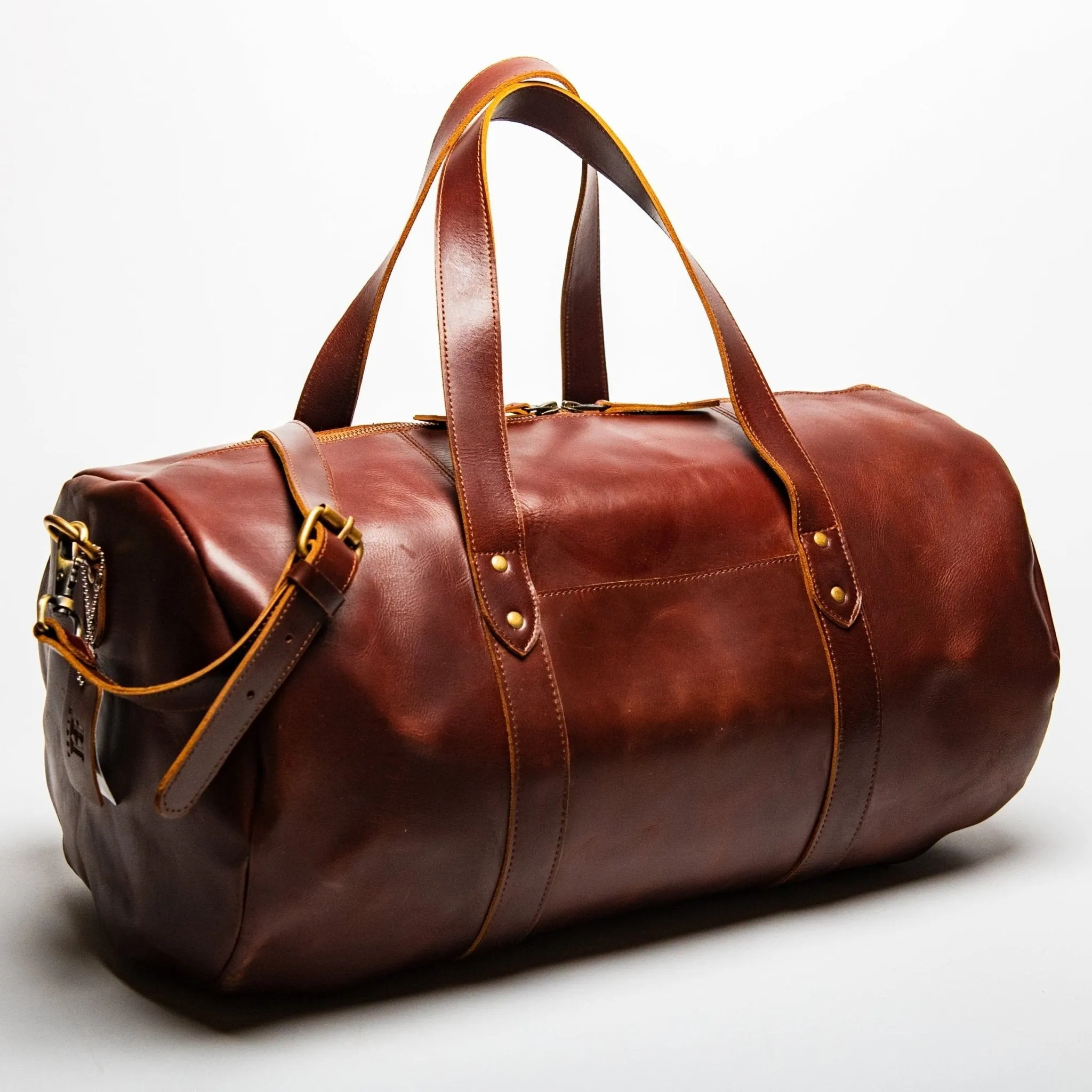 Leather Gym Bag 37L