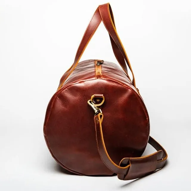 Leather Gym Bag 37L