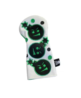 Limited Edition! Metallic Green Dancing Angry Bombs Driver Headcover