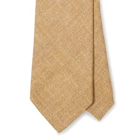 Linen Silk Cotton Three-fold Tie