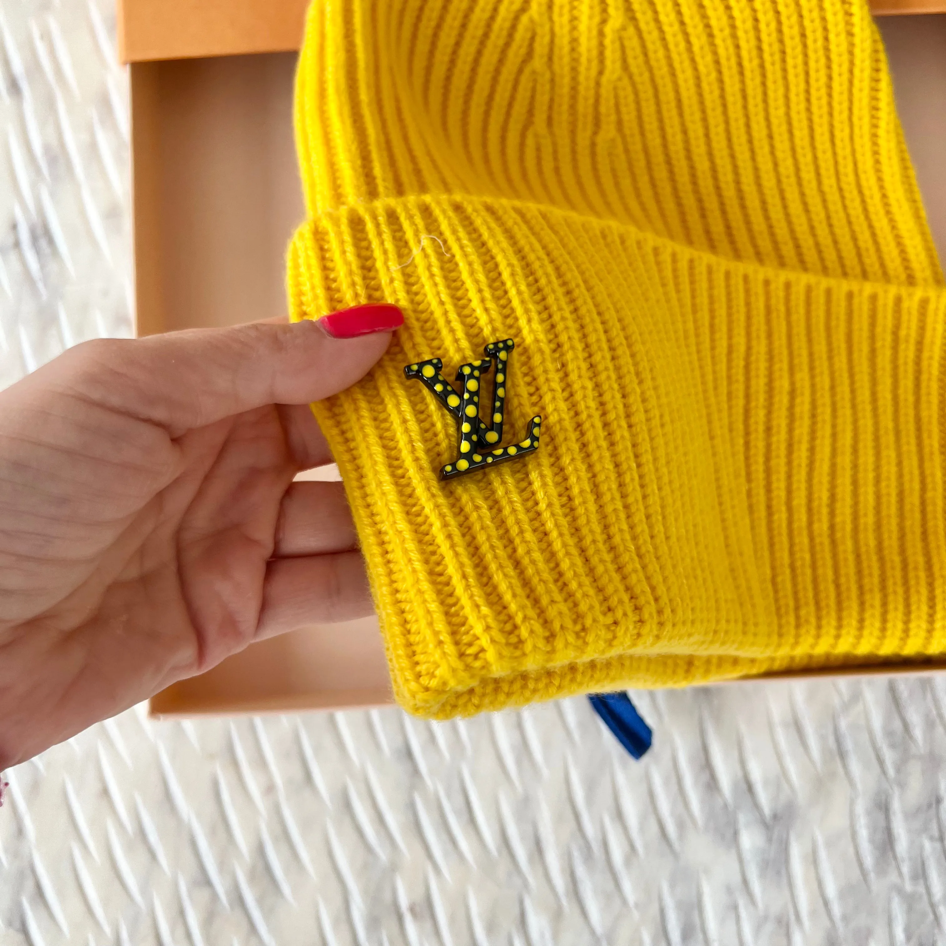 Louis Vuitton  × YK Infinity Dots Beanie