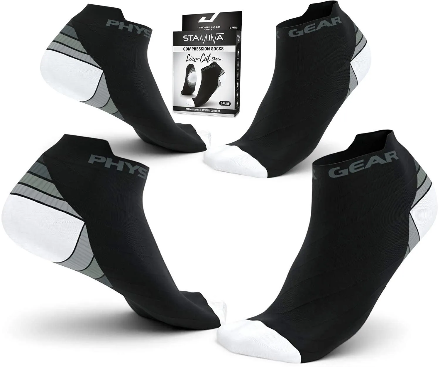 Low Cut Compression Socks - Comfort and Support for Active Feet