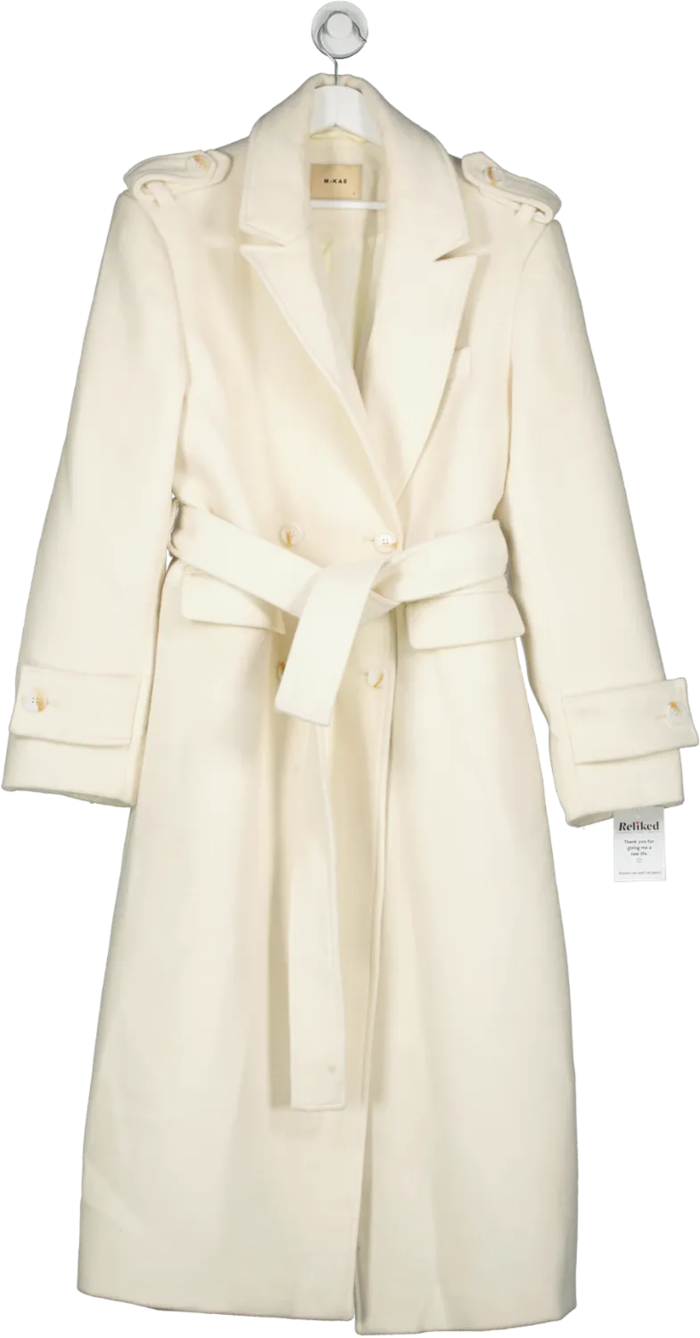 M-Kae Cream Kelby Coat UK L