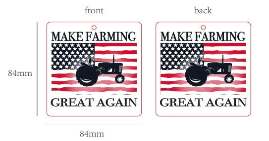 Make Farming Great Again Air Freshener