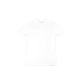 Marathon Shoulder T-Shirt (Ultra Fitted) - White/Navy