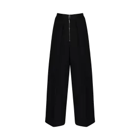 Marine Pleated Wide-Leg Pants