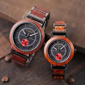 Mason Couples Wooden Watch Set