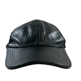 Men's Monogram Cap Black