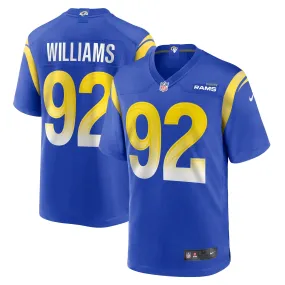 Men's Nike Jonah Williams Royal Los Angeles Rams Game Player Jersey