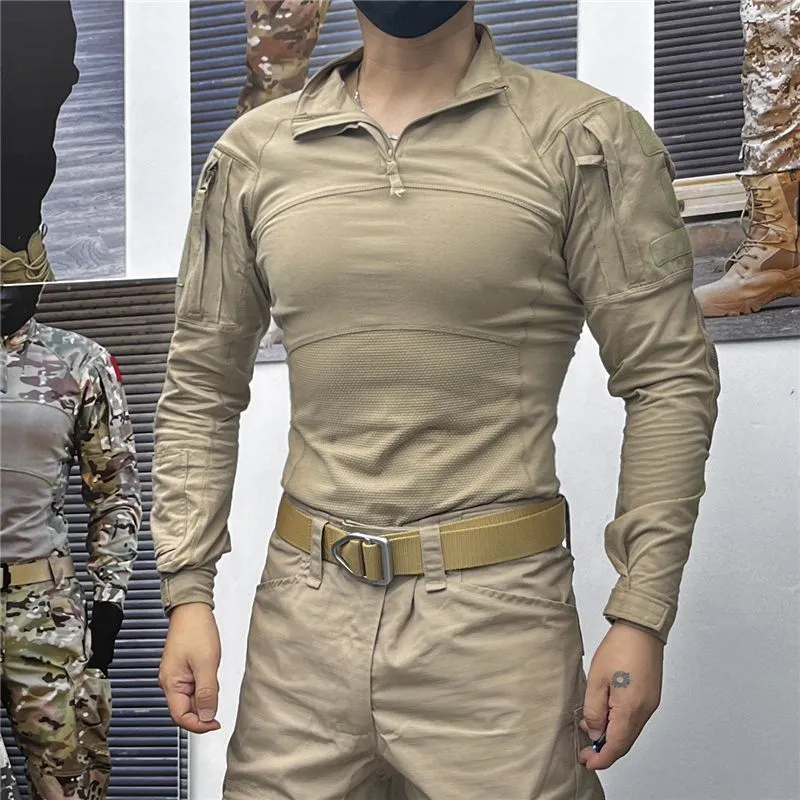 Men's Tactical Suits Outdoor Camouflage Shirt Pants Uniform