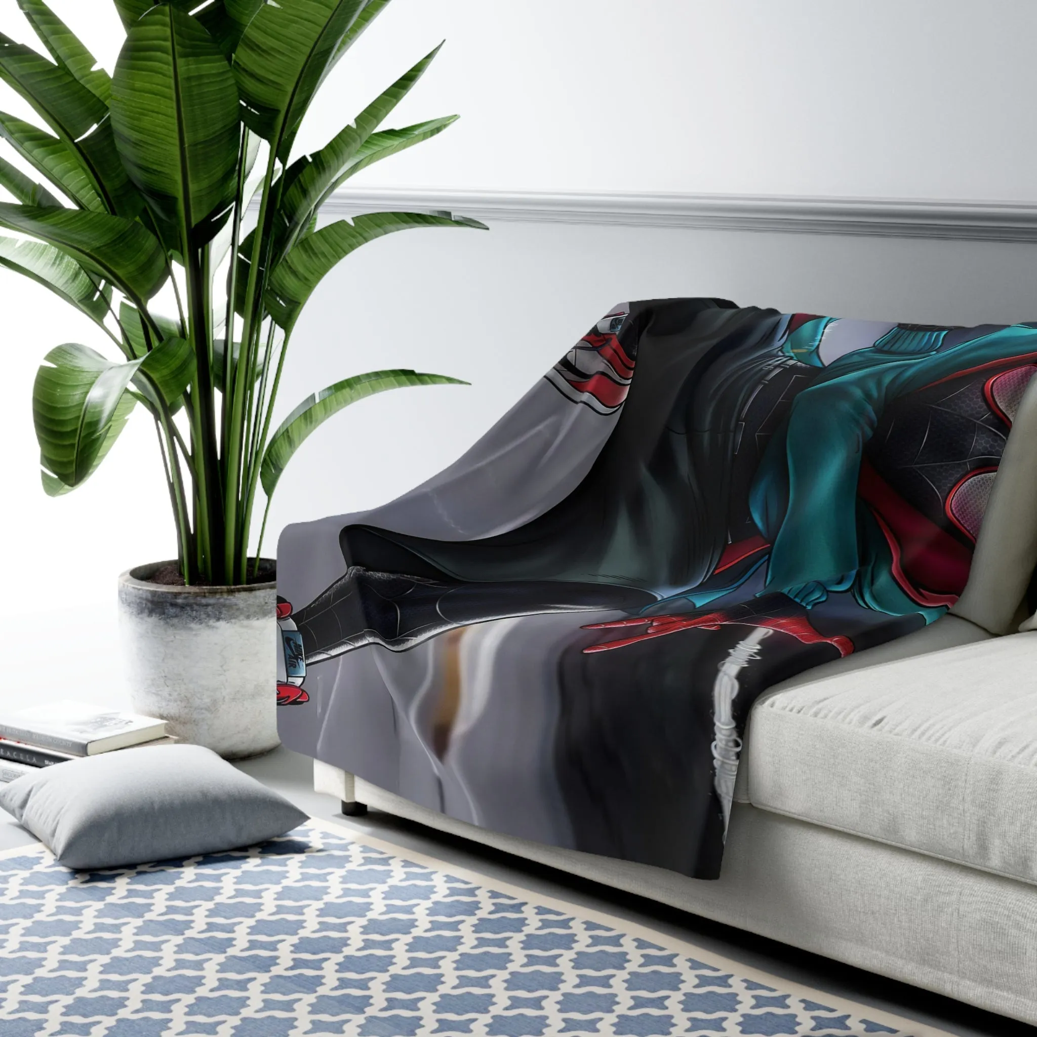 Miles Sherpa Fleece Blanket