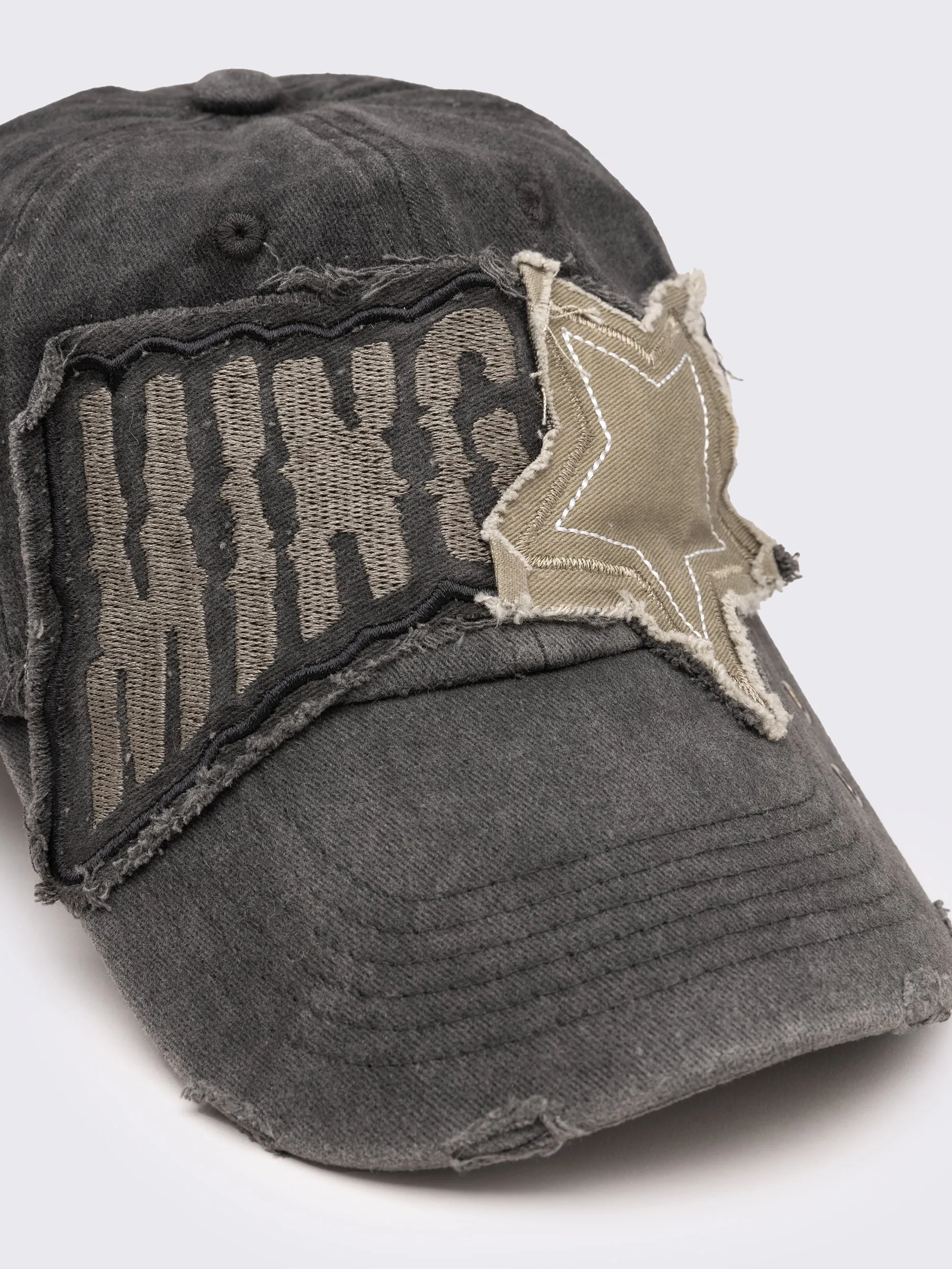 Minga Star Distressed Baseball Cap