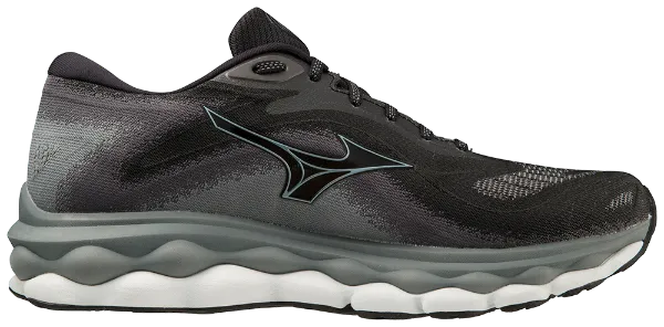 Mizuno Wave Sky 7 (2E Width) - Black Storm (Mens)