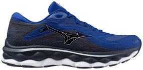 Mizuno Wave Sky 7 (D Width) - Surf the Web/Silver/Dress Blues (Mens)