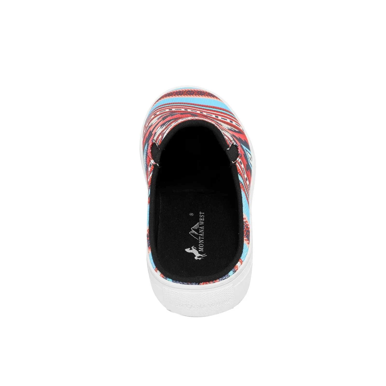 Montana West Western Aztec Print Collection Sneaker Slides