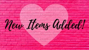 New Items Pink Heart Facebook Cover Image