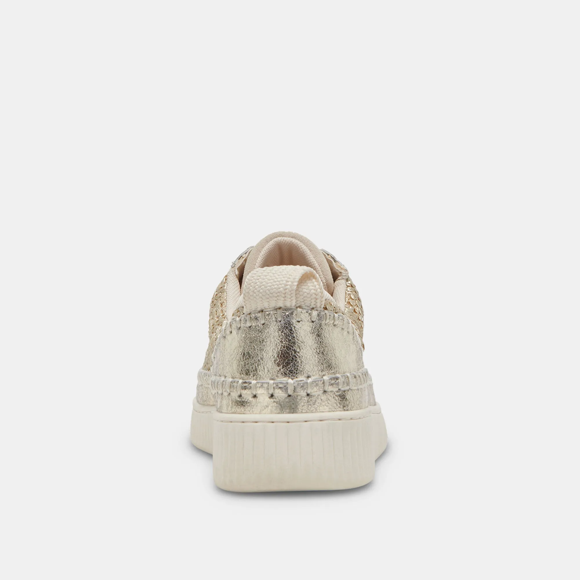 NICONA SNEAKERS GOLD WOVEN