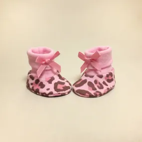 NICU Booties Leopard