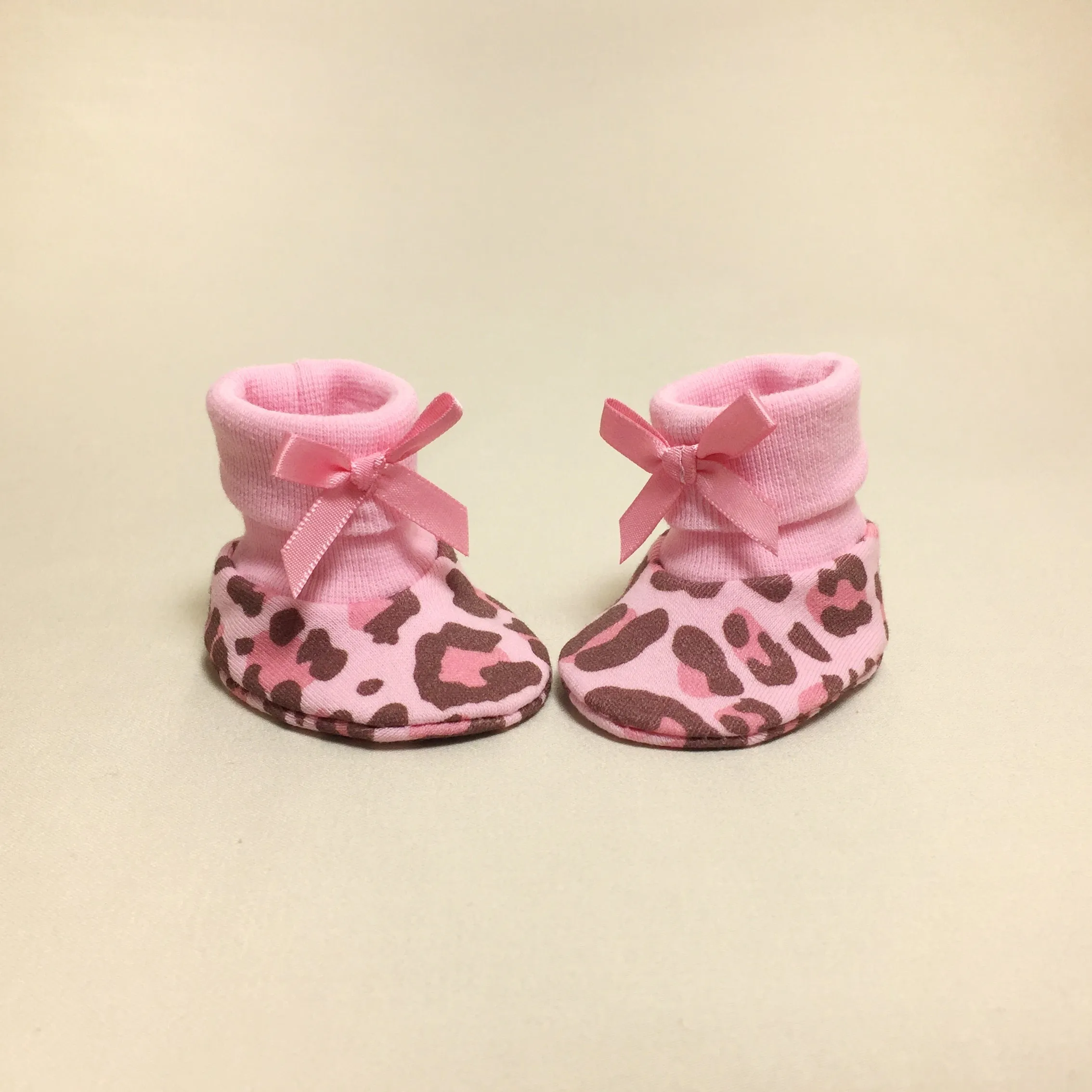 NICU Booties Leopard