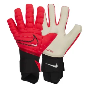 Nike Men's Phantom Elite Goalkeeper Gloves Bright Crimson/Black