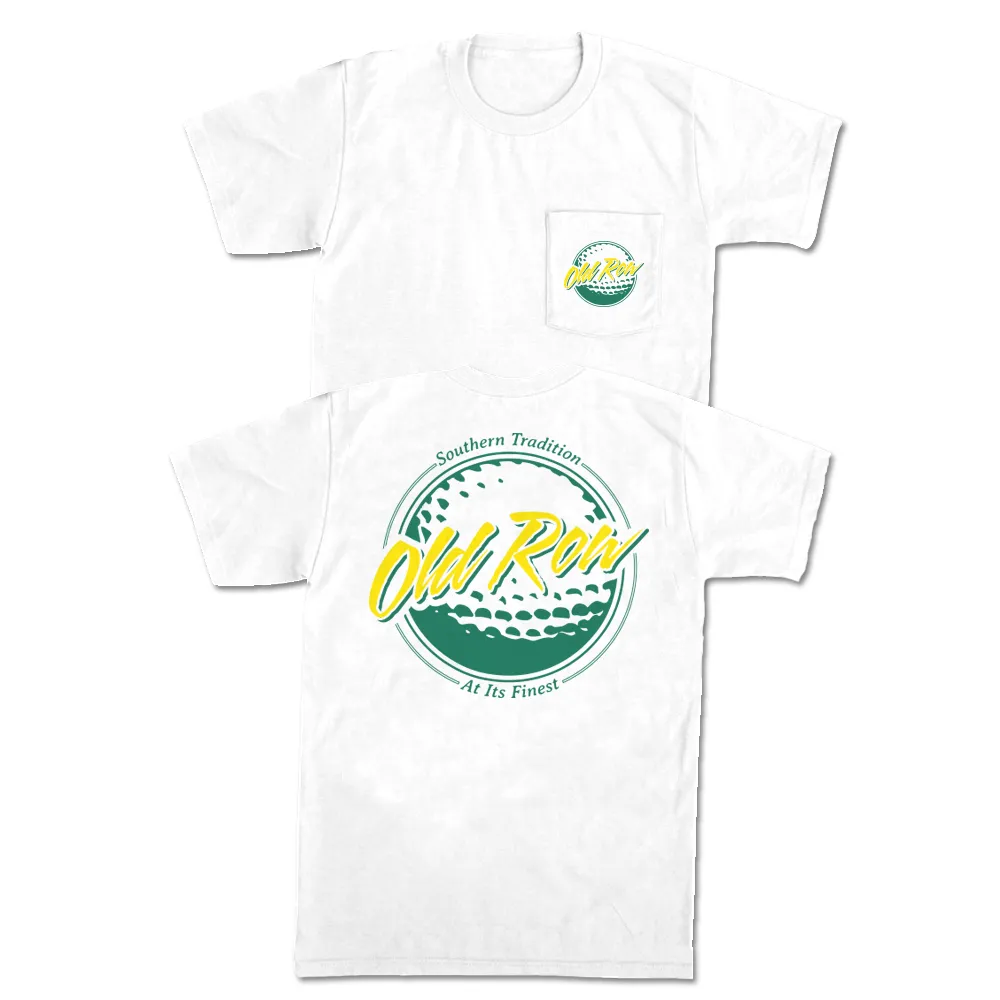 Old Row Golf Pocket Tee