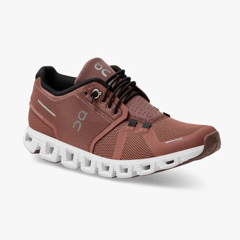 'On Running' Women's Cloud 5 - Rust / Black