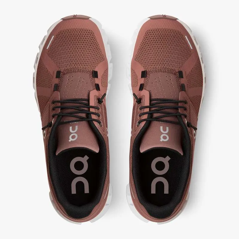 'On Running' Women's Cloud 5 - Rust / Black