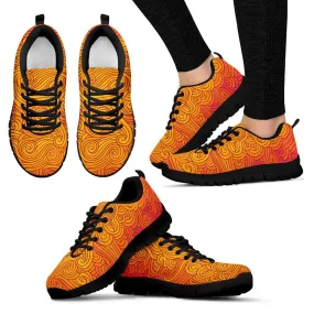 Orange Swirl Festival Women¡¯s Sneaker Shoes