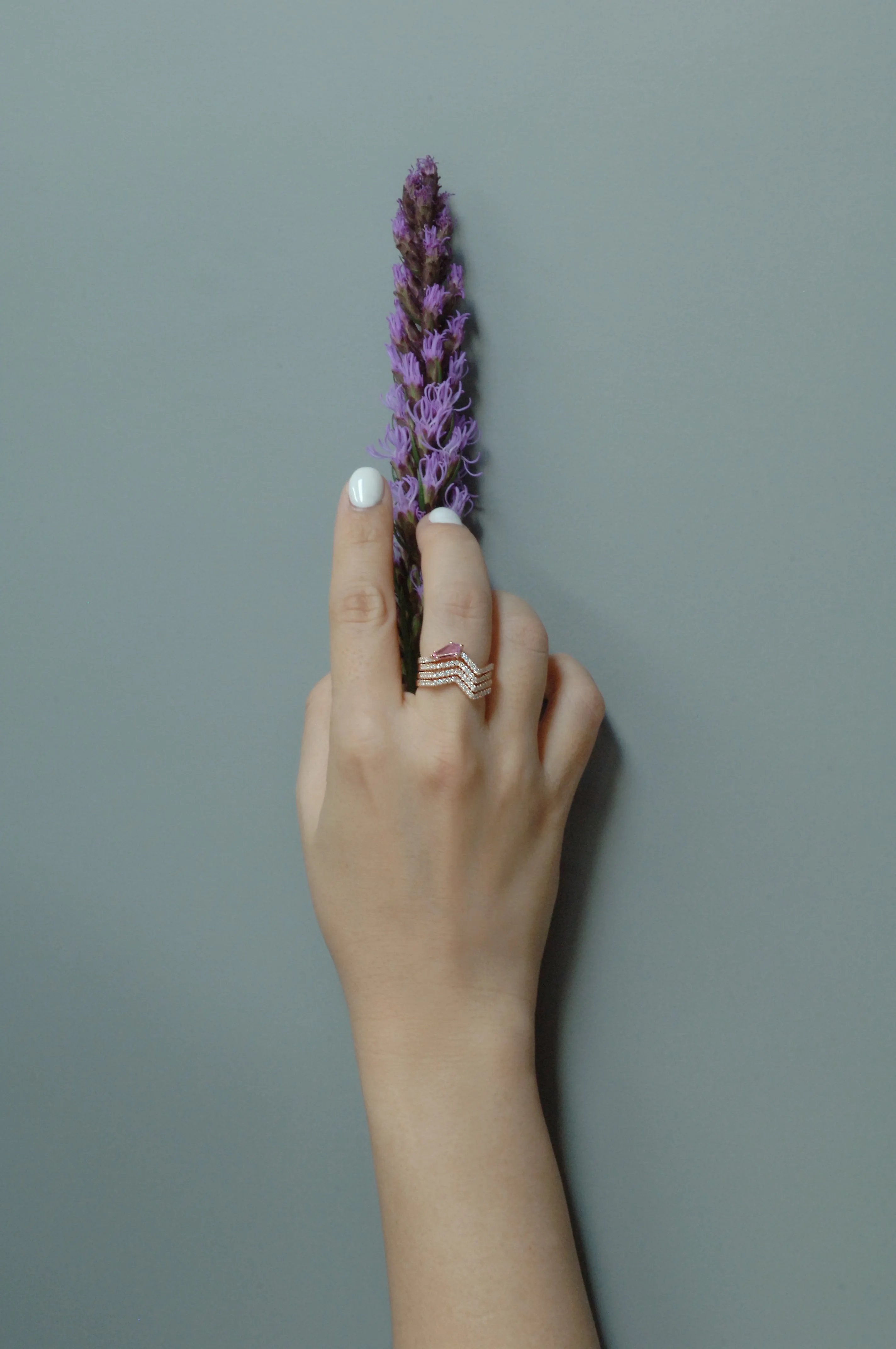 Origami Ziggy Jazz Pink Sapphire Ring