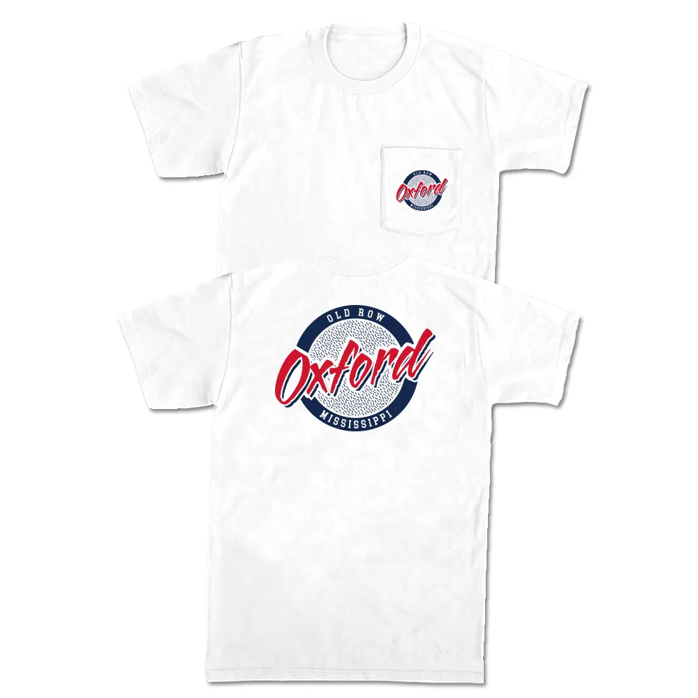 Oxford, Mississippi Circle Logo Pocket Tee