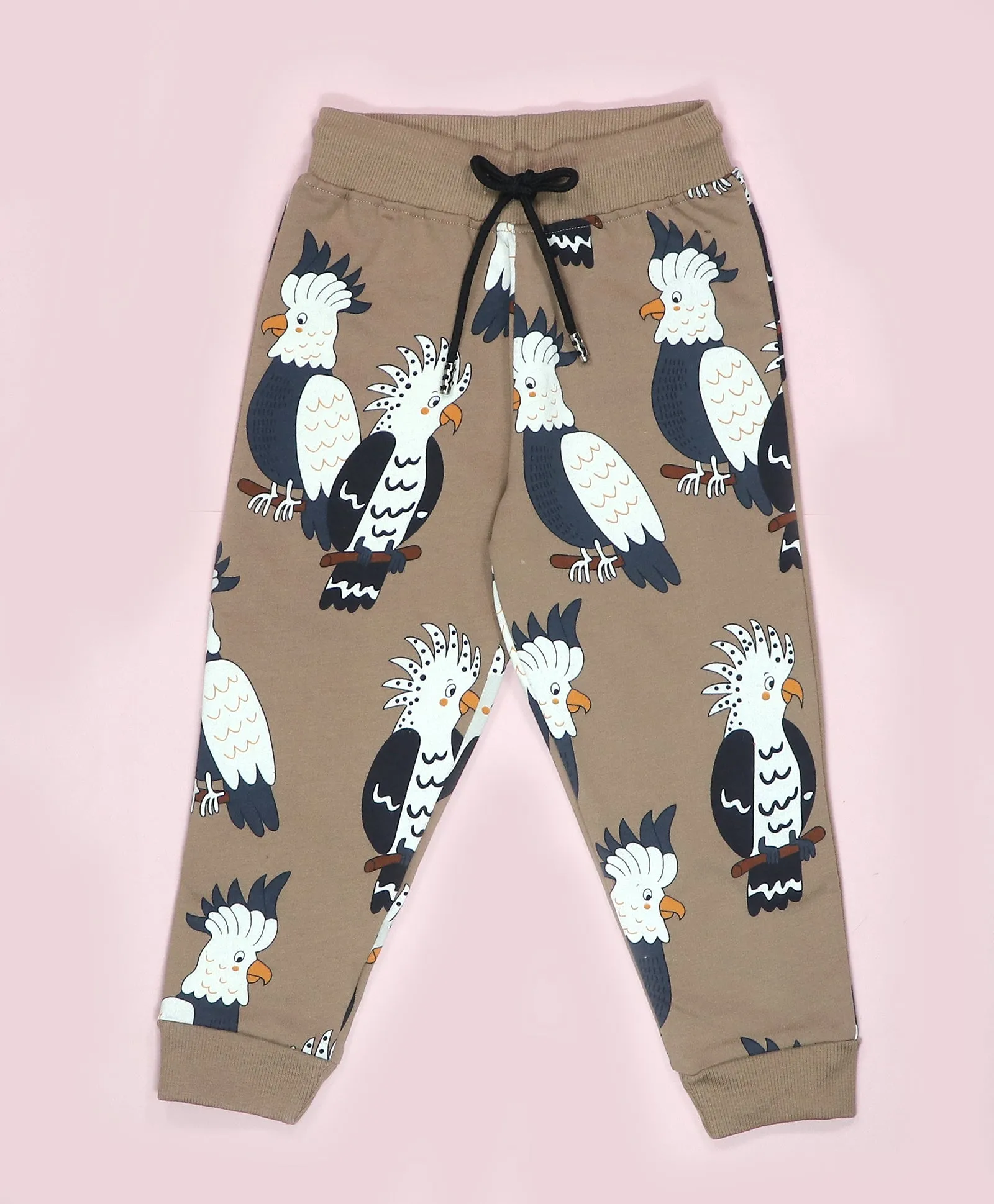 Parrot Print Kids Sweatshirt & Joggers Set