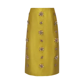 Pati Taffeta Pencil Skirt