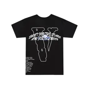 Pop Smoke x Vlone Tracklist Tee Black